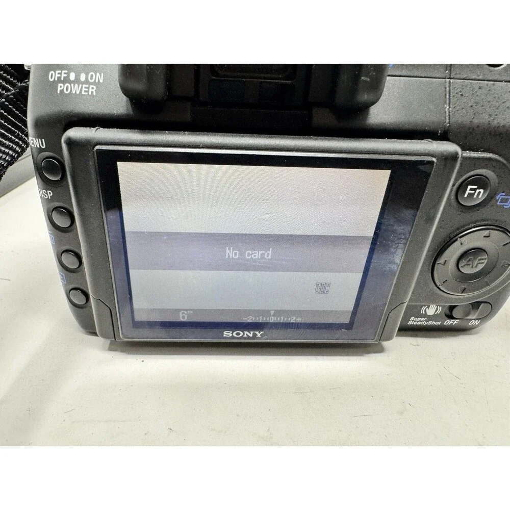 Sony A300 DSLR 10.2MP W/ 18-70/3.5-5.6 LEN, CHARGER,SUNSHADE, TESTED